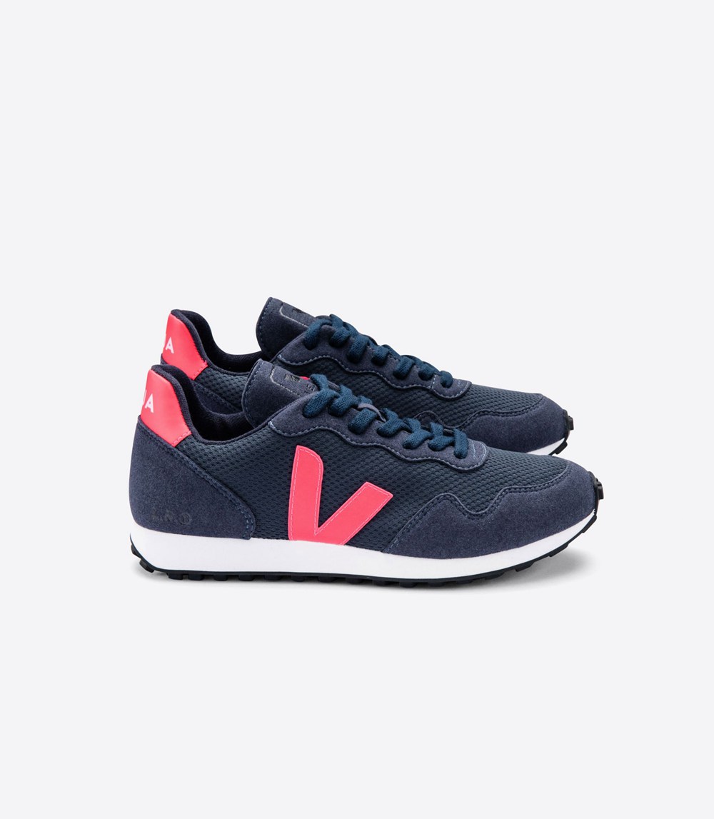 Veja Sneakers Womens - Sdu Nautico - Navy/Pink - 5183DNVCU